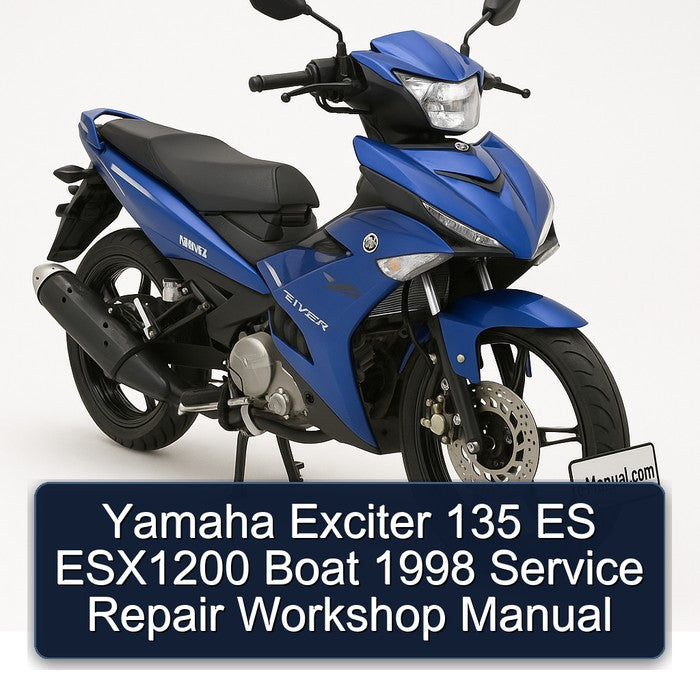 1998 Yamaha Exciter 135 ES ESX1200 Boat Service Repair Workshop Manual