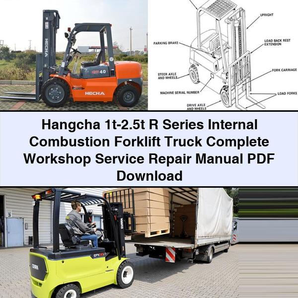Hangcha 1t-2.5t R Series Internal Combustion Forklift Truck Service Repair Workshop Manual