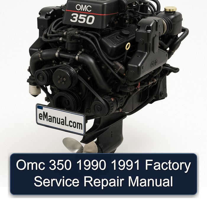 1990-1991 Omc 350 Service Repair Workshop Manual