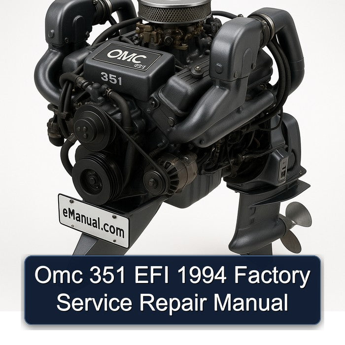 1994 Omc 351 EFI Service Repair Workshop Manual