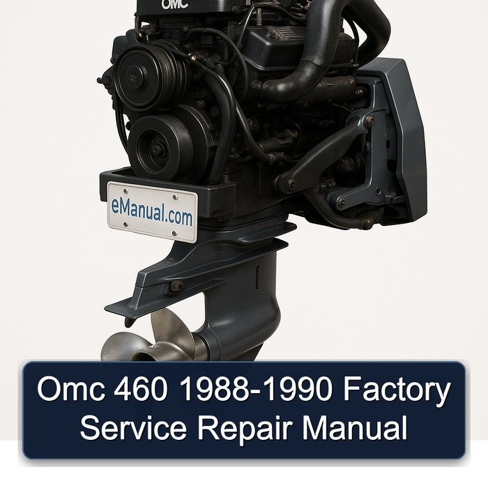 1988-1990 Omc 460 Service Repair Workshop Manual