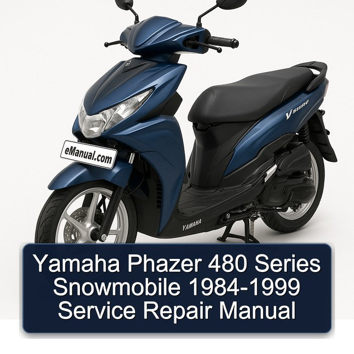 1984-1999 Yamaha Phazer 480 Series Snowmobile Service Repair Workshop Manual