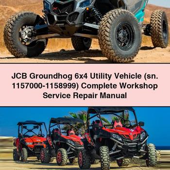 JCB Groundhog 6x4 Utility Vehicle (sn. 1157000-1158999) Service Repair Workshop Manual