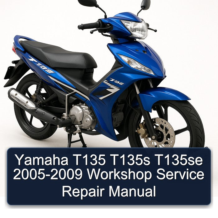 2005-2009 Yamaha T135 T135S T135SE Service Repair Workshop Manual