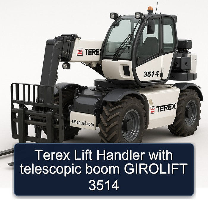 Terex Lift Handler with telescopic boom GIROLIFT 3514