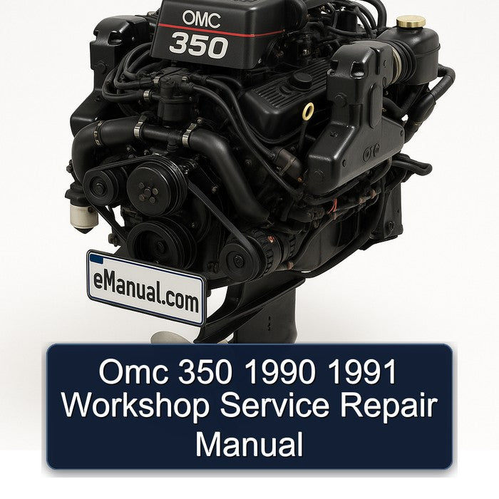 1990-1991 Omc 350 Service Repair Workshop Manual