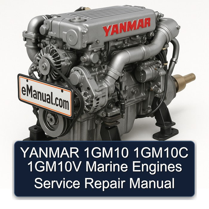 Yanmar 1gm10 1gm10c 1gm10v Marine Engines Service Repair Workshop Manual