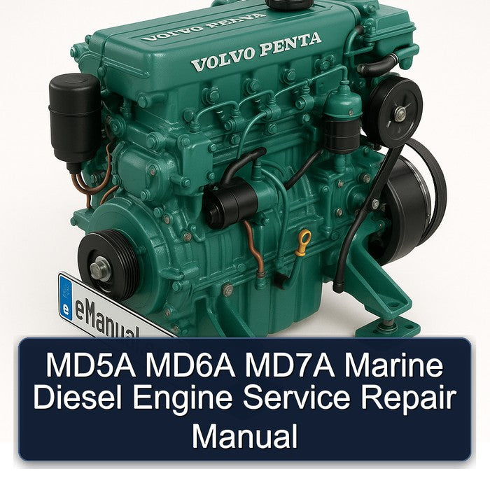 MD5A MD6A MD7A Marine Diesel Engine Service Repair Workshop Manual