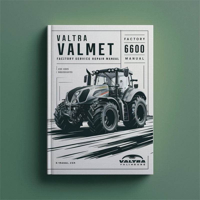 Valtra Valmet 6600 Tractor Service Repair Workshop Manual