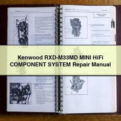 Kenwood RXD-M33MD MINI HiFi Component System Repair Manual