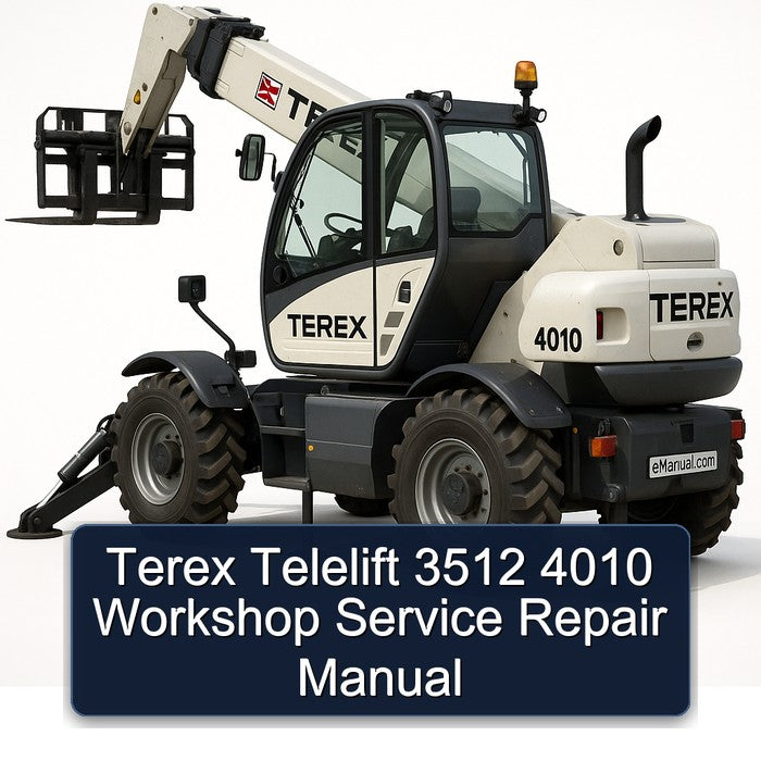 Terex Telelift 3512 4010 Service Repair Workshop Manual