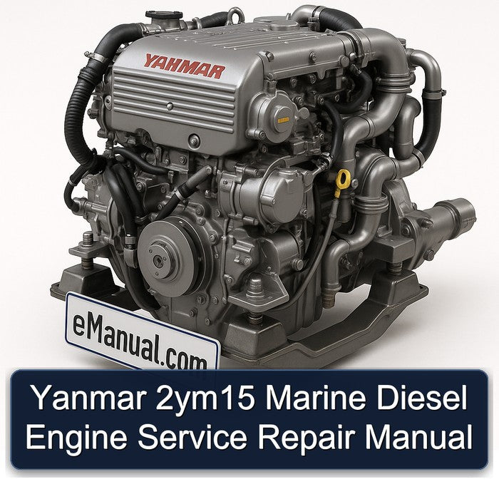 Yanmar 2ym15 Marine Diesel Engine Service Repair Workshop Manual