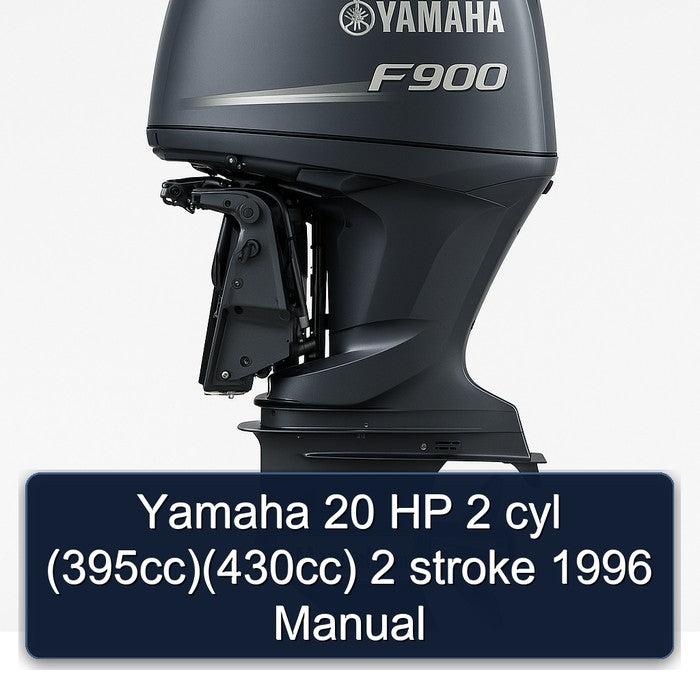 1996 Yamaha 20 HP 2 Cyl (395cc)(430cc) Stroke Service Repair Workshop Manual