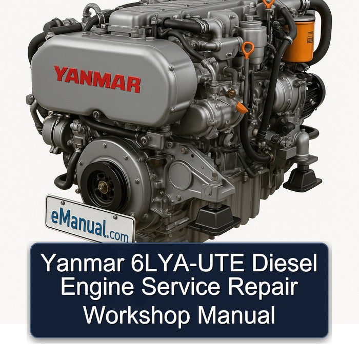 Yanmar 6LYA-UTE Diesel Engine Service Repair Workshop Manual