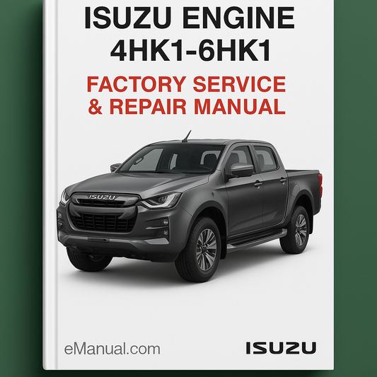 Isuzu Engine 4HK1-6HK1 Factory Service Repair Manual