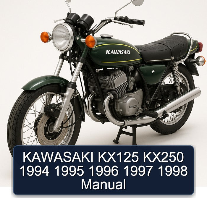 1994-1998 Kawasaki KX Series KX125 KX250 Service Repair Workshop Manual