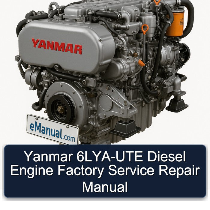 Yanmar 6LYA-UTE Diesel Engine Service Repair Workshop Manual