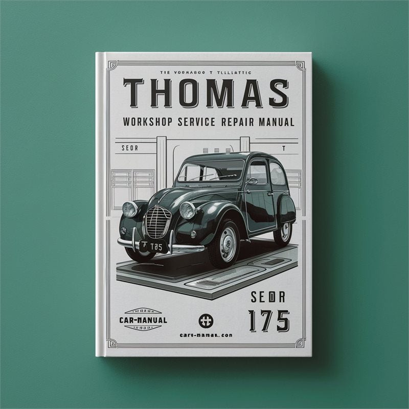 Thomas T 175 Service Repair Workshop Manual