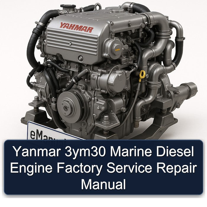 Yanmar 3ym30 Marine Diesel Engine Service Repair Workshop Manual