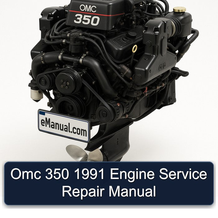 1991 Omc 350 Engine Service Repair Workshop Manual