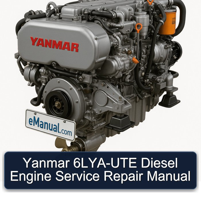 Yanmar 6LYA-UTE Diesel Engine Service Repair Workshop Manual