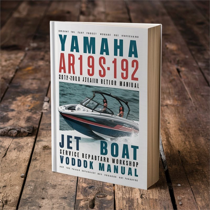 2013-2015 Yamaha AR192 SX192 Jet Boat Service Repair Workshop Manual