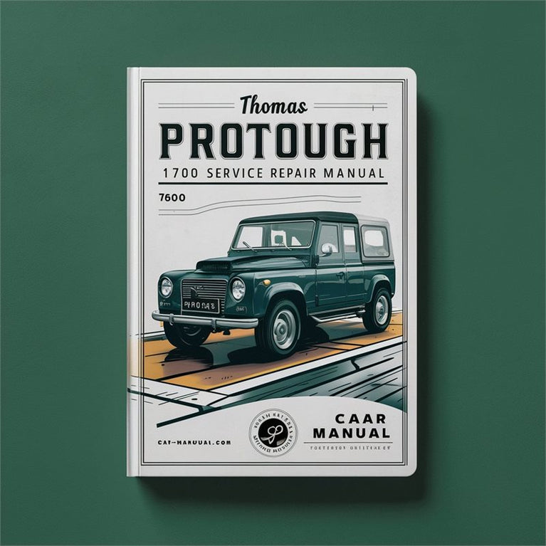 Thomas Protough 1700 Service Repair Workshop Manual PDF