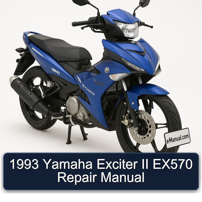 1993 Yamaha Exciter II EX570 Service Repair Workshop Manual
