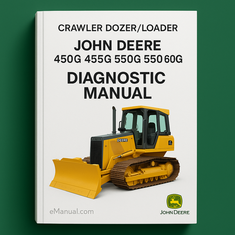 John Deere 450G 455G 550G 555G 650G Crawler Dozer/Loader Di