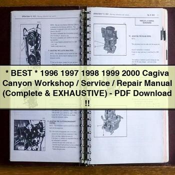 1998-2000 GMC Canyon Cagiva / (Exhaustive) Service Repair Workshop Manual