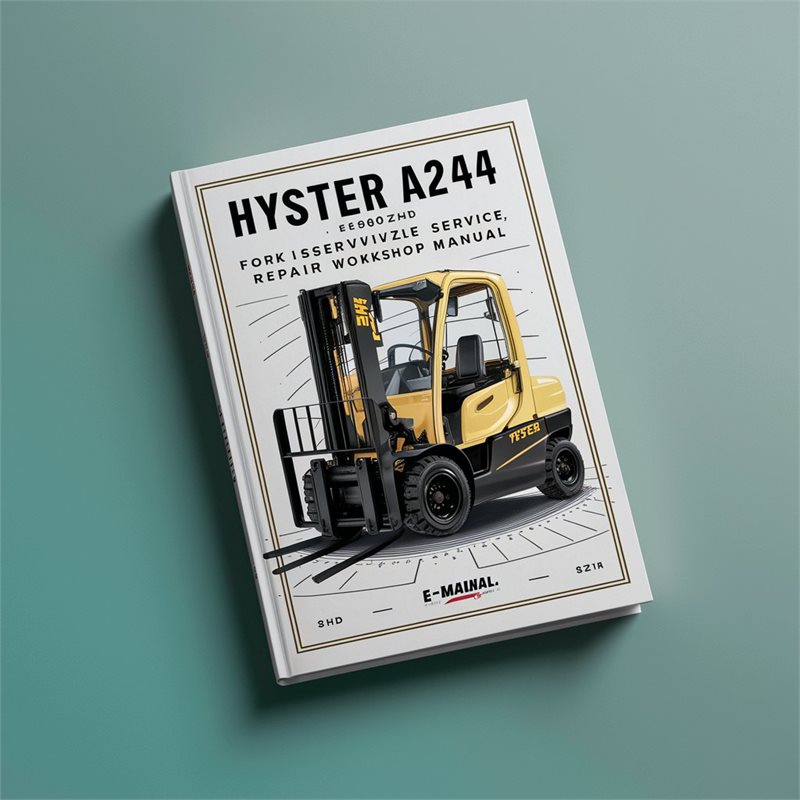 Hyster A244 (be80zhd Be100zhd) Forklift Service Repair Workshop Manual