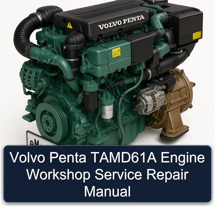 Volvo Penta Tamd61a Engine Service Repair Workshop Manual