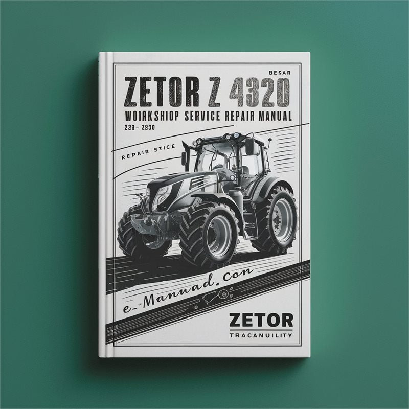 Zetor Z 4320 Tractor Service Repair Workshop Manual
