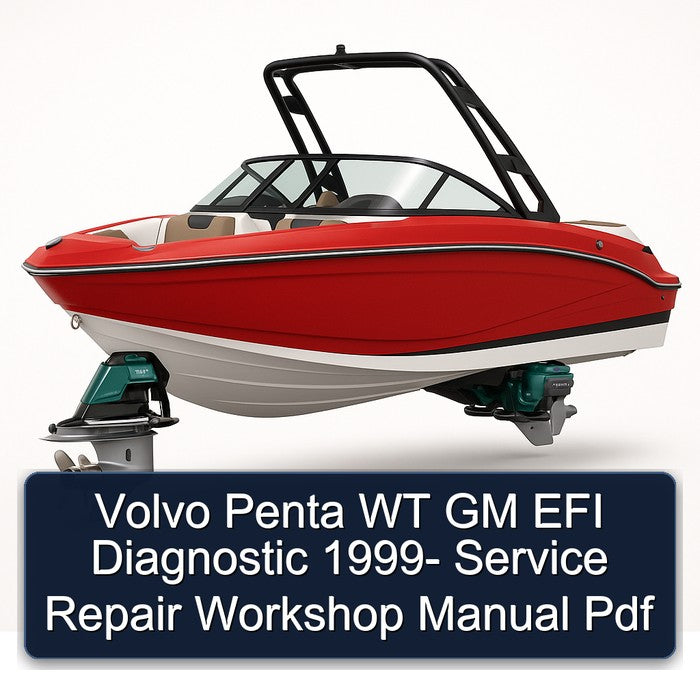 1999 Volvo Penta WT GM EFI Diagnostic Service Repair Workshop Manual