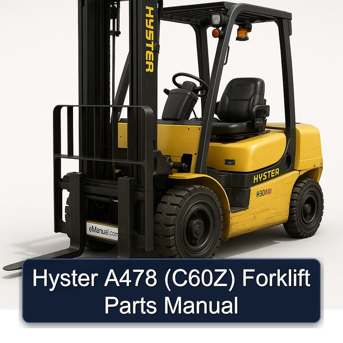 Hyster A478 (C60Z) Forklift Parts Catalog