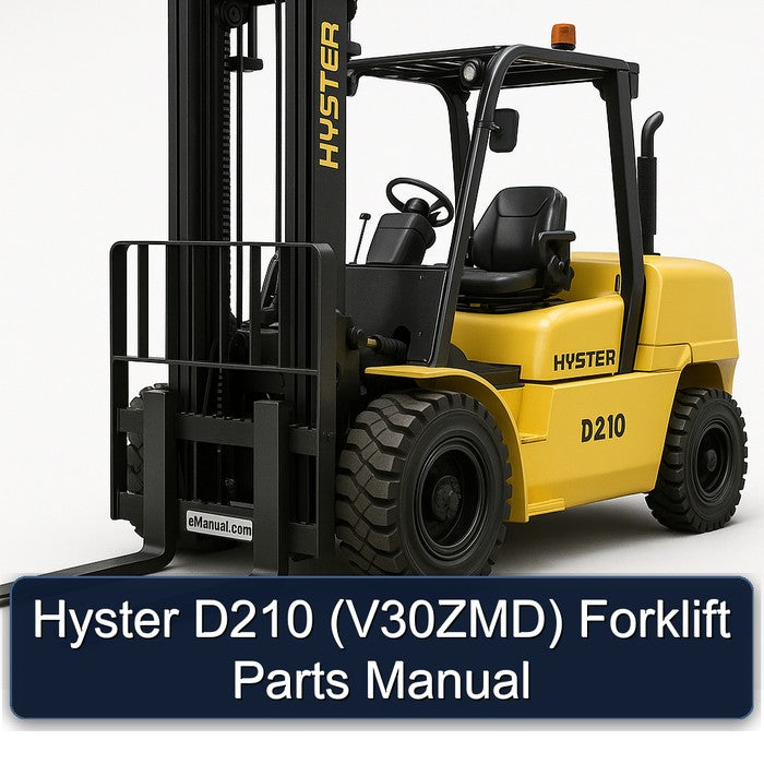 Hyster D210 (V30ZMD) Forklift Parts Catalog