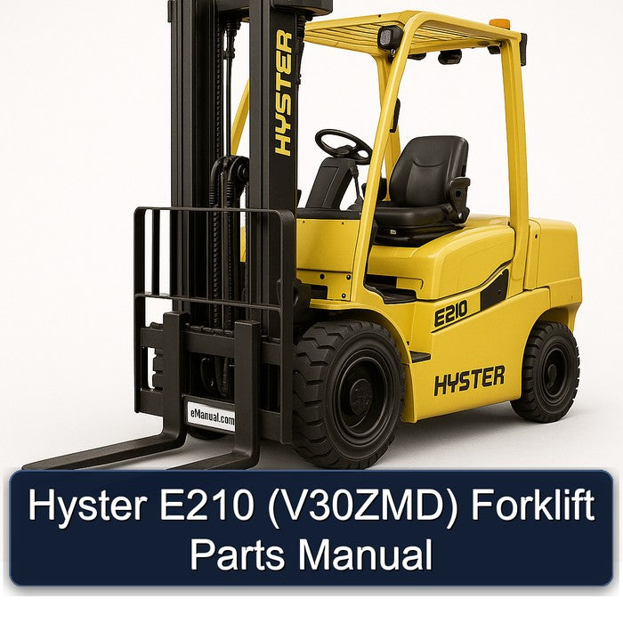 Hyster E210 (V30ZMD) Forklift Parts Catalog