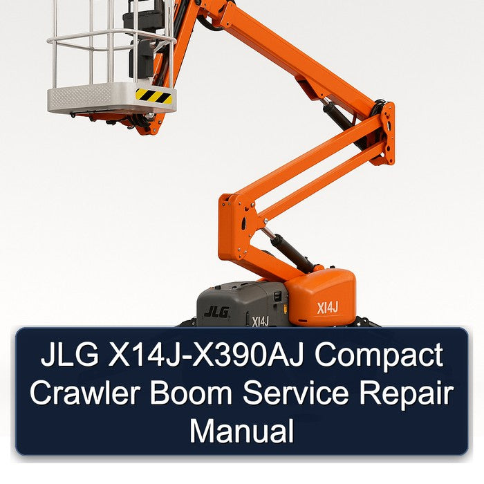 JLG X14j-x390aj Compact Crawler Boom Service Repair Workshop Manual