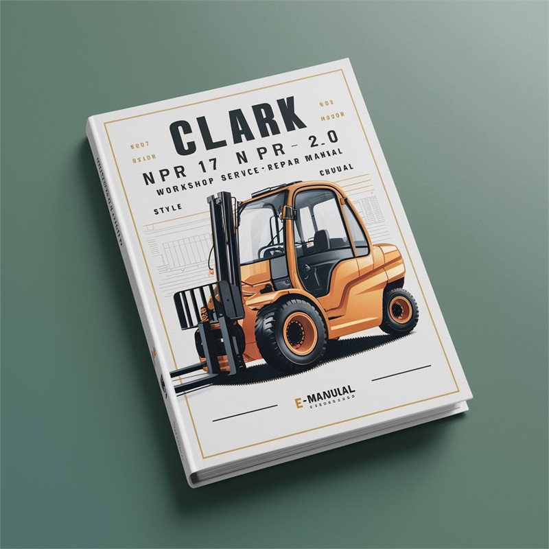 Clark NPR 17 20 Forklift Service Repair Workshop Manual