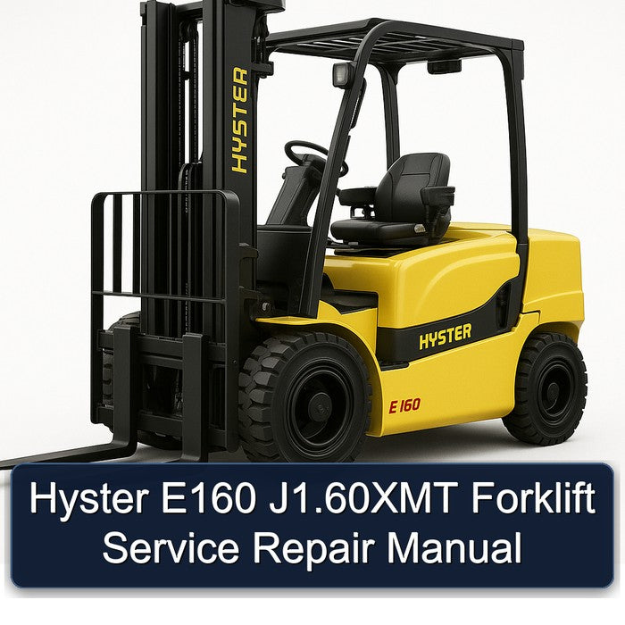 Hyster E160 J1.60xmt Forklift Service Repair Workshop Manual