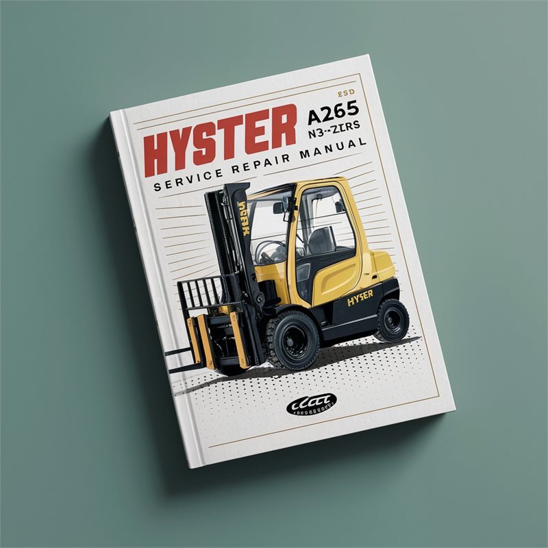 Hyster A265 N30ZDRS Forklift Service Repair Workshop Manual