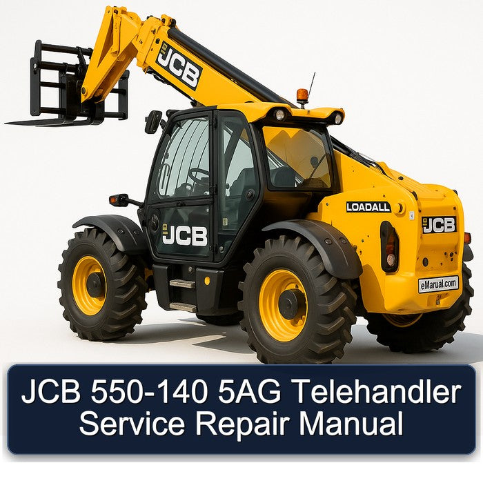 JCB 550-140 5AG Telehandler Service Repair Workshop Manual