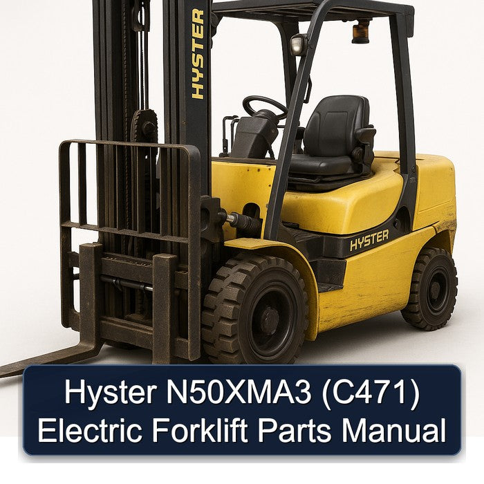 Hyster N50xma3 (C471) Electric Forklift Parts Catalog
