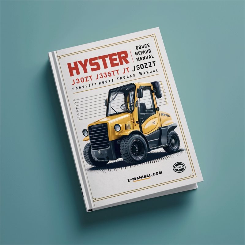 Hyster J30ZT J35ZT J40ZT (J160) Forklift Trucks Service Repair Workshop Manual