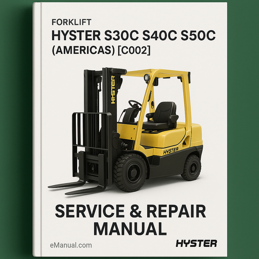 Hyster S30C S40C S50C (Americas) [C002] Forklift Service Repair Manual