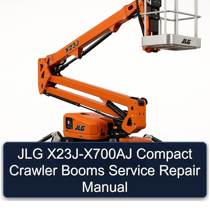 JLG X23j-x700aj Compact Crawler Booms Service Repair Workshop Manual