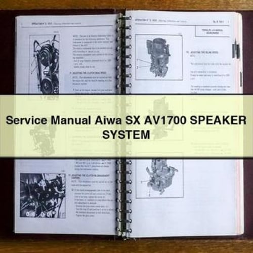 Service Manual Aiwa SX AV1700 SPEAKER System