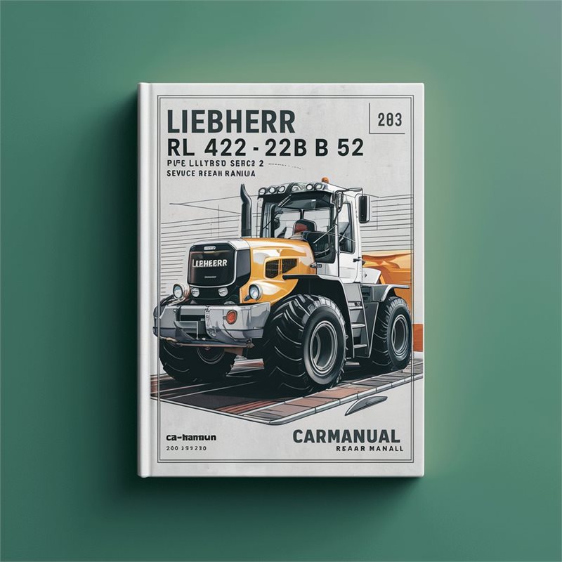 Liebherr RL 422 22B 42B 52 Pipe Layer Series 2 Litronic Service Repair Workshop Manual