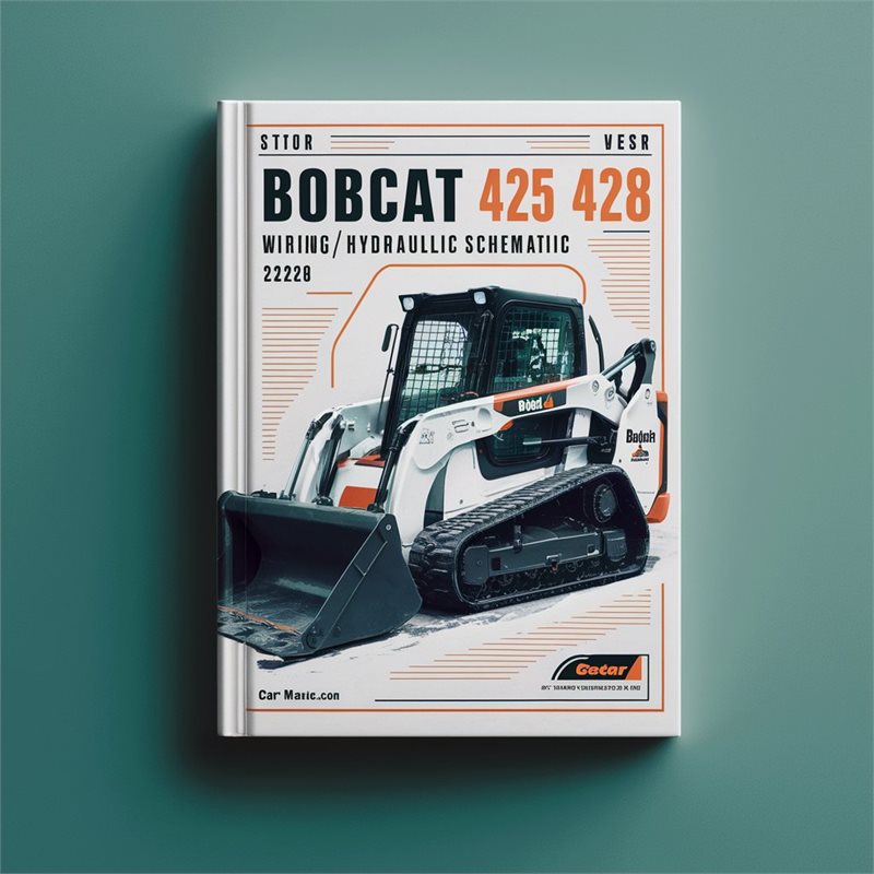 Bobcat 425 428 Excavator hydraulic Electrical Wiring Diagrams