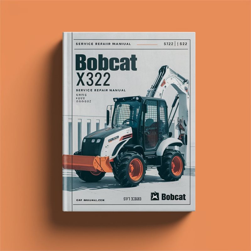Bobcat X320 X322 Excavator (s/n: 562313001 Above S/n: 517811001 Above) Service Repair Workshop Manual